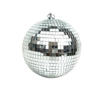 Bola Discoteca Bola de discoteca con espejos, luz brillante giratoria de cristal, retro reflectante, ideal for fiestas, KTV y decoración navideña del hogar.(20cm)