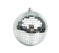 Bola Discoteca Bola de espejos giratoria cristal, reflejos discoteca, brillante y colorida, ideal for bodas, escenarios, fiestas navideñas e iluminación DJ(12cm)