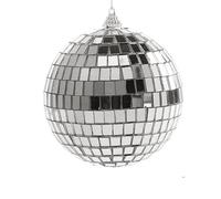 Bola Discoteca Mini bola de discoteca con espejo, luz de escenario reflectante giratoria de cristal plateado brillante for bodas, fiestas, Navidad, decoración del hogar y KTV.(3CM 12 pieces)