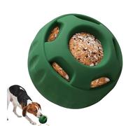 Bola dispensadora de golosinas - Juguete interactivo para perros para gastar golosinas, dispensador de silicona reutilizable para aperitivos y frotar los dientes, comportamiento sensorial de búsqueda