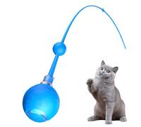 Bola Eléctrica para Gatos | 3 Modos De Pelota Rodante para Juego Felino,Juego Eléctrico Rodante con Cola para Estimulación Mental, Caza, Ejercicio Y Mascota Recargable