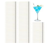 Bola facetada Picas de cóctel 100 piezas Brochetas de aperitivo | Picas de cóctel para Buffet Fiesta Pastel Sandwich BBQ Tablero embutido Interior Exterior