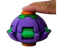 Bola Fidget Impresa en 3D Juguete Antiestrés que Gira al Presionar