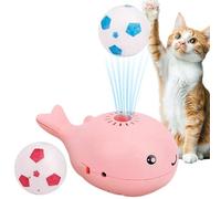 Bola Flotante de Ventilador, Juguetes de Bolas flotantes de Ballenas eléctricas, pequeñas Bolas de Equilibrio de Ventilador Juguete Gato, Juguete Bolas Gato interactivas para Gatos Interiores