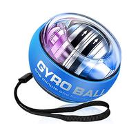 Bola giroscópica de Ejercicio Bola de Entrenamiento de Muñeca de Inicio Automático, Fortalecedor de Muñeca Gyro Ball, con Luces LED, para Huesos de Muñeca de Dedos de Brazos Más Fuertes