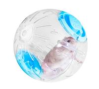 Bola Hámster,YouXiaor 2 Piezas Hamster Run Ball Plástico Pelota de Fitness Hamster Pelota Juguete Bola para Hamster Rueda Hamster Hamster Juguete para Ejercicios Mascota Pequeña Juguete Interactivo