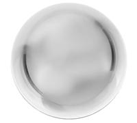 Bola Hemisférica Pulido y Reflectante de Jardín de Acero Inoxidable | Acabado Espejo Plateado, Uso en Caminos y Escaparates, Decoración Portátil para Mesas y Jardines