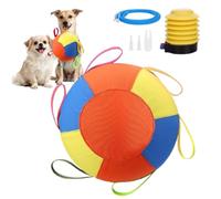Bola inflable para perros de 18 pulgadas, puntura resistente al aire libre, juguete interactivo para perros medianos y grandes, border Collie Shepherd Cattle Dog Ejercise (25 cm)