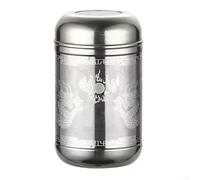 Bola infusora de té hecha de acero inoxidable resistente a la corrosión con malla mejorada para té de hojas sueltas y remojo de especias, incluye tapa delgada y cadena extendida para varios usos (B1-S