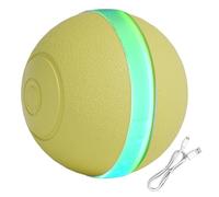 Bola interactiva genérica para gatos | interactivo de salto recargable - Bola enrollable con evitación de obstáculos y luz LED, para perro animal de compañía, ejercicio, entretenimiento, juego