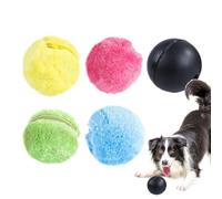 Bola Interactiva para Perro - Juguete Automático Para Mascotas, Bola De Peluche Resistente A Mordeduras, Compañero De Recuperación Activado Con Movimiento De Alta Resistencia | Juguete Roulan