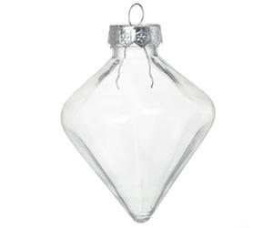 Bola irrompible de 11,5 cm para moldes de jabón (11 x 9 cm) | Acabado transparente reflectante, aspecto elegante similar al vidrio, material plástico seguro, 11 cm de diámetro
