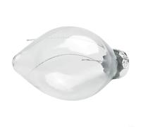 Bola irrompible de 11,5 cm para moldes de jabón (13,5 x 6,5 cm) | Acabado transparente reflectante, aspecto elegante similar al vidrio, material plástico seguro, 11 cm de diámetro
