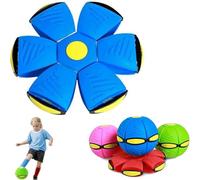 Bola mágica para perros, juguetes para perros para aburrimiento, juguetes para cachorros, juguete de pelota para perros, adecuado para niños, perros pequeños, deportes al aire libre (azul)