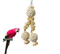 Bola para Masticar Loros, Juguete para Masticar Loros, Juguete para Buscar Comida, Juguete para rasgar, Accesorio para Jaula de pájaros para Loros, cacatúas, Conures, agapornis, periquitos, Accesorio