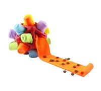 Bola para perros - Snuffle educativo interactivo, bola interactiva lavable, dispensador para | Juguete de heno para perros para juegos al aire libre en interiores Entrenamiento divertido