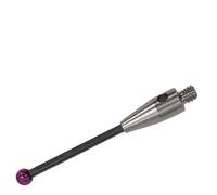 Bola para sonda Stylus CMM para máquinas de medición de coordenadas 3D, rosca M2, vástago de carburo, resistente al desgaste y térmicamente estable, compatible (H0035)