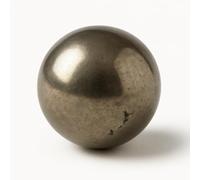Bola pulida Natural, Cristal Pulido con Propiedades Energéticas, esfera pulida, piedra pulida, bola cristal (Pirita, 3CM)