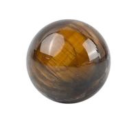 Bola pulida Natural, Cristal Pulido con Propiedades Energéticas, esfera pulida, piedra pulida, bola (Piedra ojo de tigre, 3CM)