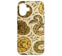Bola Python Patrón Estética Serpiente Pitón Carcasa para iPhone 16
