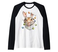 Bola Python Serpiente Pascua Conejo Huevos Orejas De Conejo Camiseta Manga Raglan
