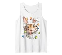 Bola Python Serpiente Pascua Conejo Huevos Orejas De Conejo Camiseta sin Mangas