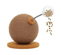 Bola rascador para gatos, estaca para gatos, estructura de escalada con función rascadora, juguete para entretenerse en el aburrimiento para casa, apartamento, dormitorio, juego de cumpleaños