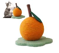 Bola Rascadora Para Gatos - Juguete De Sisal En Forma De Naranja,Juguete De Rascar Para Gatos | Con Forma De Naranja Para Alivio Aburrimiento Con Juego Entretenimiento Ejercicio Estimulación Y Materia