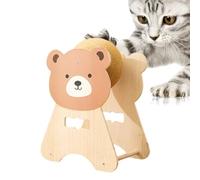 Bola raspadora para gatos | Alfombra antidesgarro de sisal interactiva, de garra para gatos | para gatito pequeño mediano, gran enriquecimiento juego salón dormitorio