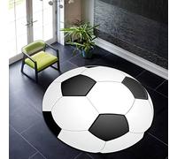 Bola Redonda Alfombra Antideslizante Deportes Fútbol Baloncesto Sala Estar Dormitorio Computadora Silla Estera Habitación Para Niños área Juegos Carpet Decoración Del Hogar (colorido 2,60cm)