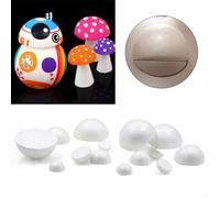 Bola redonda de espuma para manualidades creativas, adecuada para decoraciones de bricolaje y actividades educativas (12 cm)