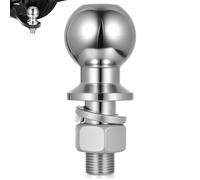 Bola Remolque Enganche Remolque, 50mm 3,5 T Bola de Enganche para Remolques Perno Esférico, Bolas Pernos de Cabeza Esférica para Automóviles Camiones Remolques Tractores de Césped Accesorios