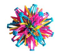 Bola respiración expandible | 6.5in Rainbow Magic Ball Fidget Toy | Bolas Flores transformables Toyadores con luz | Bolas expansión Juguetes del estrés sensorial para ADHD Yoga