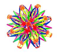 Bola respiración expandible | 6.5in Rainbow Magic Ball Fidget Toy | Bolas Flores transformables Toyadores con luz | Bolas expansión Juguetes del estrés sensorial para ADHD Yoga