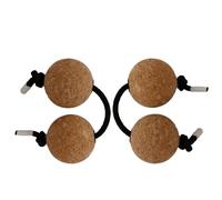 Bola rítmica Aslatuas - Bola rítmica de corcho duradera, bolas portátiles Aslato Kashaka | Instrumento de percusión rítmica, clásicas bolas africanas para conciertos, eventos, amantes de la música