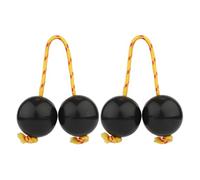 Bola rítmica de Aslatuas | 2 Pares Instrumento Kashaka Shaker | African Shaker Ratch Percussion | Percusión de Calabaza Doble para Fiesta, presentación, Concierto, niños, Adultos, Bodas, lecciones de
