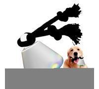 Bola rodante automática, juguete de silicona suave para perros, bola que rebota iluminada, movimiento compacto con función de sonido interactivo, juguete divertido para mascotas resistente a las
