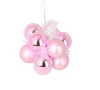 Bola - Rosa - compuesta de 11 Bolas pequeñas de 3 cm - D8 cm