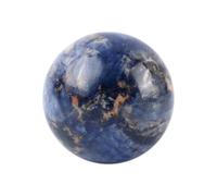 Bola sodalita pulida Natural, Cristal Pulido con Propiedades Energéticas, esfera piedra pulida, bola cristal (Piedra sodalita, 3CM)