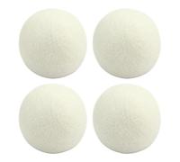 bola suavizante de telas, bolas secadoras de lana para lavandería | Bolas suavizantes de telas reutilizables | 4 piezas de bola suavizante de tela natural reutilizable, kit de limpieza en seco, sumini