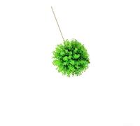 Bola topiaria de plástico con cadena colgante integrada para decoración de jardín al aire libre, patio, balcón, espacio interior (B 20 cm)