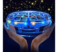 Bola voladora, Flying Orb Ball Hover Ball bola giratoria mágica con luz LED, mini dron para niños juguete de dron para Navidad cumpleaños regalo para niños niñas