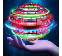 Bola Voladora Magica,Spinner Bola Voladora UFO Regalo,Juguete Volador de Bumerang con Trucos interminables (rojo)