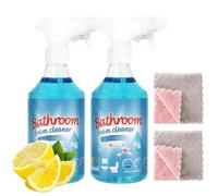 Bolac Bathroom Cleaner,Bolac Bathroom Foam Cleaner,Bathroom Descaler Cleaner,Multi Function Rinse Free Cleaning Spray,Foam Cleaner for Oil Stains,Bathroom,Pipes,Glass,Scale,Water Stains (2PCS)
