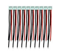 Boladge 2S 3 Pines Cargador de Balance de Batería Cable de Silicona Cable Enchufe de Equilibrio JST XH Conector Adaptador para RC Lipo batería (2S)