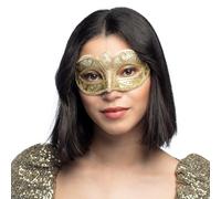 Boland 00338 - Máscara de ojos Venecia Felina, oro, adornos, baile de máscaras, Venecia, carnaval, fiesta temática, disfraz