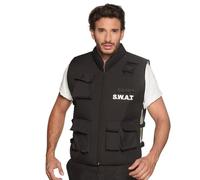 Boland 00489 - Chaleco de disfraz SWAT, L/XL, policía, comando, SEK, carnaval, halloween, fiesta de disfraces, fiesta temática, disfraz, teatro