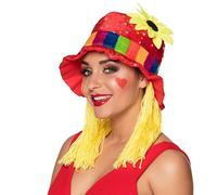 Boland 01213 - Sombrero Clara con lentejuelas de girasol y purpurina, carnaval, halloween, disfraces, fiesta temática