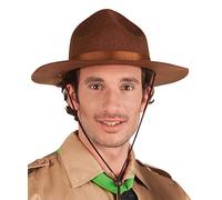 Boland 01383 - sombrero scout adulto, tamaño estándar, marrón