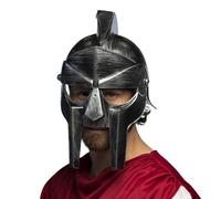 Boland 01388, Casco de Gladiador Romano, Unisex adulto, Plateado, Talla única